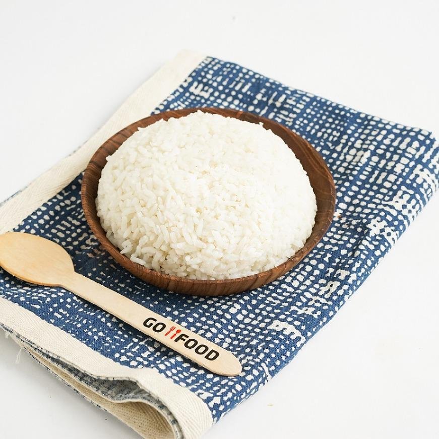 Nasi Putih menu Happy Vegetarian, Pujasera MGM Plaza