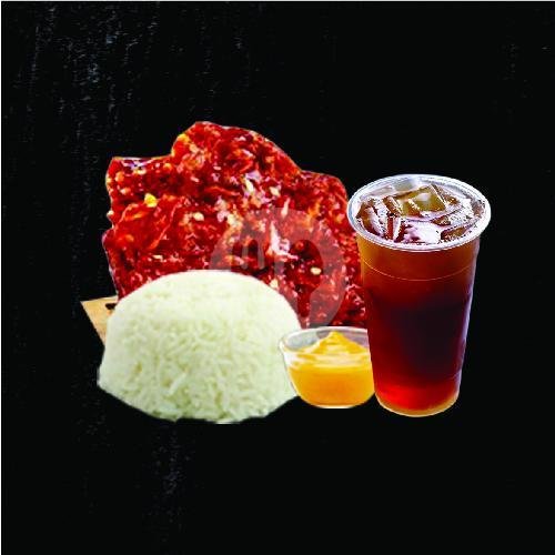Paket Hot Chicken Chese menu Asla Fried Chicken & LALAPAN, Labuapi Telagawaru