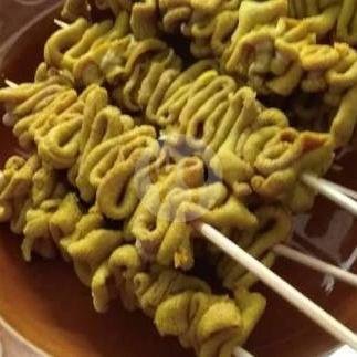 Sate Usus menu Bubur Ayam Berkah 99, Gomong