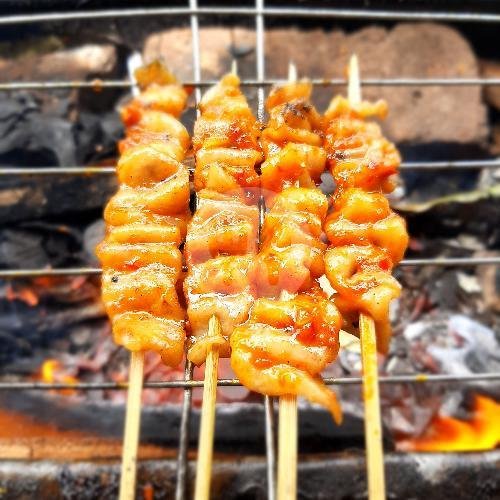Sate Kulit menu Lalapan Bebek Mang Jemi