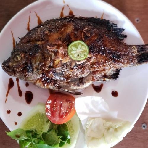 Ikan Bakar Sambal Bajak menu Kedai Arumi