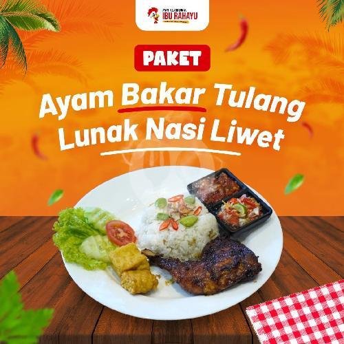PAKET SPESIAL AYAM BAKAR TULANG LUNAK NASI LIWET menu Ayam Tulang Lunak Ibu Rahayu, Canggu