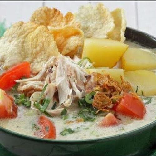 Soto Betawi Ayam + Nasi menu Soto Betawi Dapur Kana