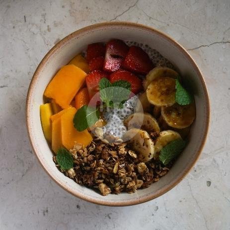 Tropical Chia Pudding menu Amino, Gluten Free & Healthy Food Resto, Ungasan
