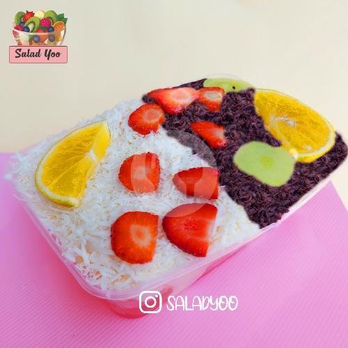 Salad Buah 750 Ml Toping Cokelat Keju menu Salad Yoo, Tukad Badung