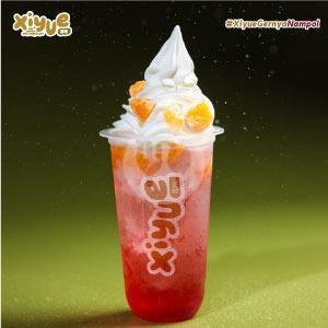 Xi Yue Tropical Strawberry Orange Float menu XIYUE, Nusa Kambangan