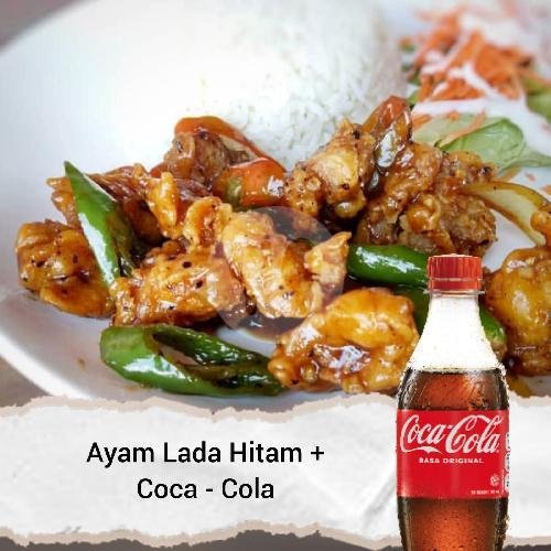 CokeComboDeals Ayam Lada Hitam Coca-Cola 390ml menu Kokun Kitchen & Pastry, Denpasar