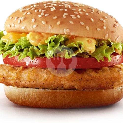 Paket Burger menu Gogo Fried Chicken, Kampus UNUD