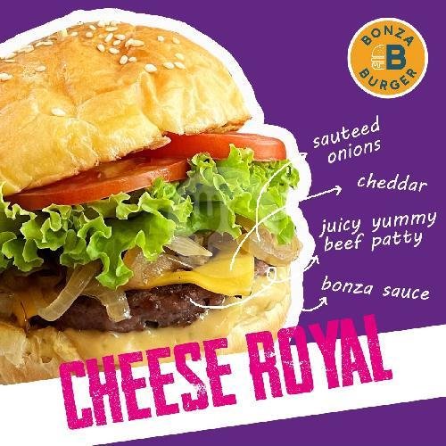 Cheese Royal Burger menu Bonza Burger, Sanur