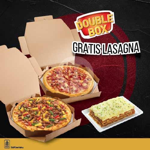 Double Box Regular Free Lasagna's Love Layers menu Pizza Hut Delivery - PHD, Gatsu Barat Bali