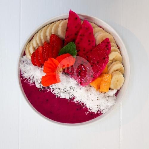 Pitaya smoothie bowl (v, gfo) menu Nude Canggu, Pantai Berawa