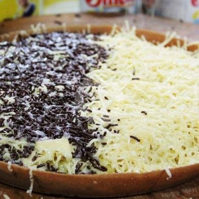 Original Keju Coklat Susu menu Martabak Goyang Lidah, Jimbaran